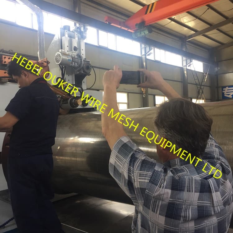 Flat wedge wrie screen mining  industry welding machine